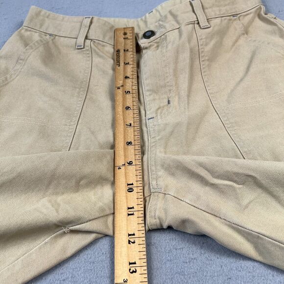 Patagonia Canvas Pants Women’s‎ 10 Beige Straight Leg High Rise Trousers - Picture 8 of 16